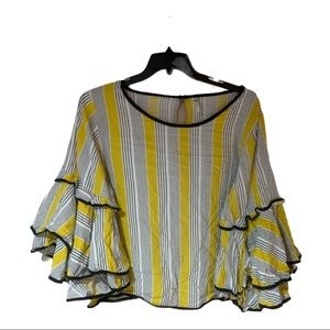 Pretty flaired sleeve blouse